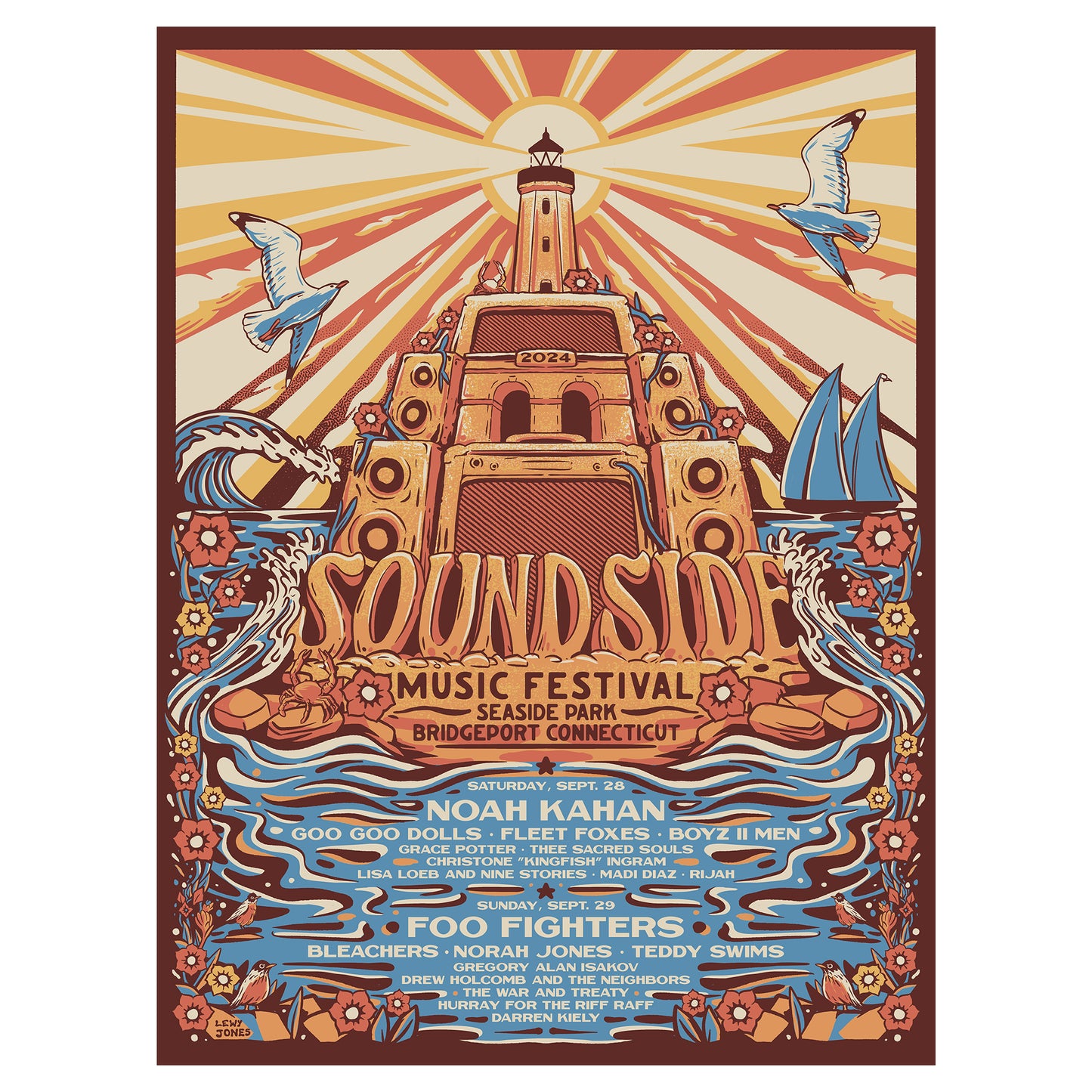 2024 Soundside Foil Poster